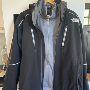 Men’s Large Black North face winter Ski Jacket